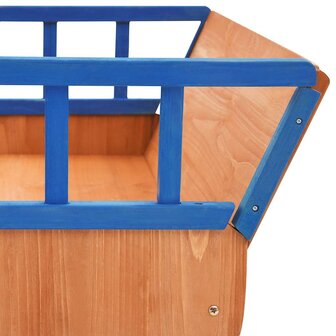 Zandbak piratenschip 190x94,5x101 cm vurenhout
