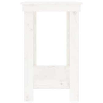Werkbank 80x50x80 cm massief grenenhout wit