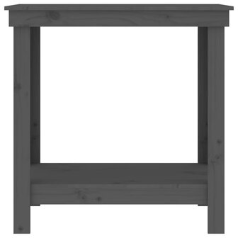 Werkbank 80x50x80 cm massief grenenhout grijs