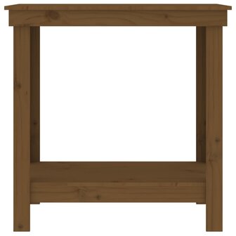 Werkbank 80x50x80 cm massief grenenhout honingbruin
