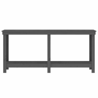Werkbank 180x50x80 cm massief grenenhout grijs