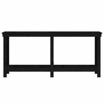 werkbank 180x50x80 cm massief grenenhout zwart