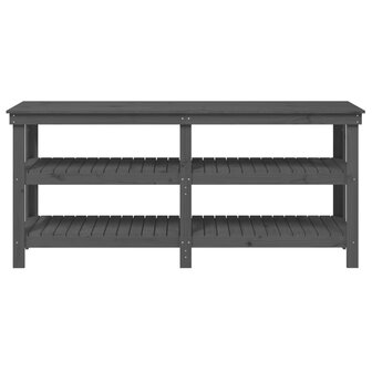 Werkbank 181x50x80 cm massief grenenhout grijs