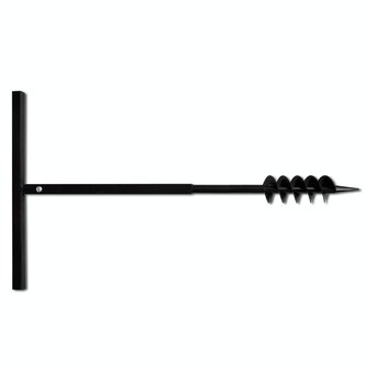 Grondboor 80 mm met 5 m verlengstuk Staal
