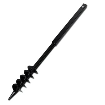 Grondboor 80 mm met 5 m verlengstuk Staal