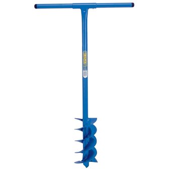 Paalgatgraver met grondboor 1070x155 mm blauw 24414