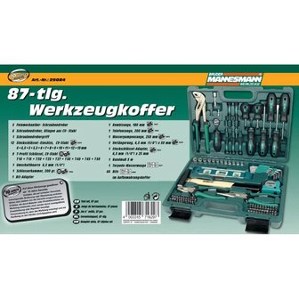 Gereedschapset 86-delig 29084