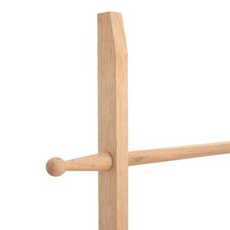 Handdoekenladder 170 cm massief walnotenhout