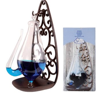 Weerglas met gietijzeren houder 0,5L TH31