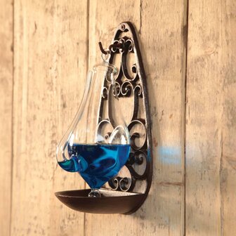 Weerglas met gietijzeren houder 0,5L TH31