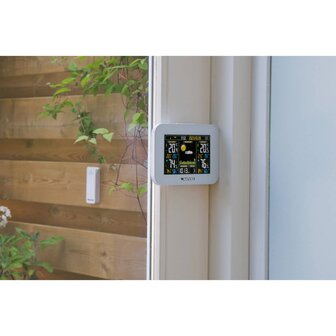 Weerstation digitaal H12,5 x 17,5 x 2,5 cm wit