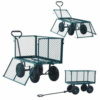 Tuinwagen 350 kg groen