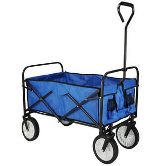 Bolderkar inklapbaar 53,5x83x27 cm blauw