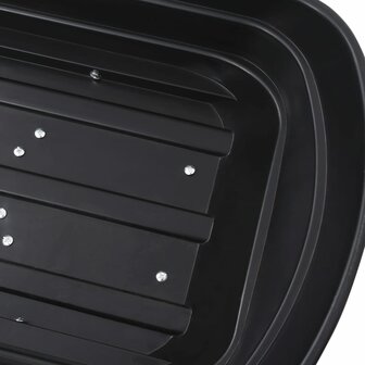 Tuinkiepwagen 300 kg 75 L zwart