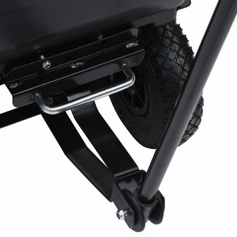 Tuinkiepwagen 300 kg 75 L zwart