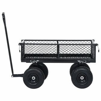 Tuinwagen 250 kg zwart