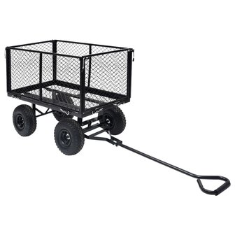Tuinwagen 350 kg zwart