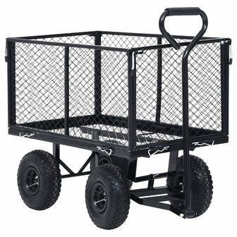 Tuinwagen 350 kg zwart