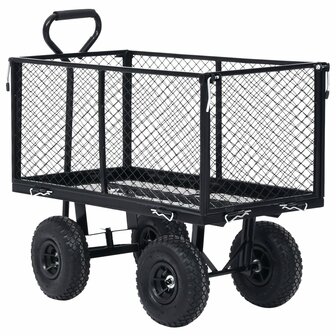 Tuinwagen 350 kg zwart