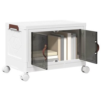 Opbergbox stapelbaar met wielen 28 L 48,5x29,5x33 cm
