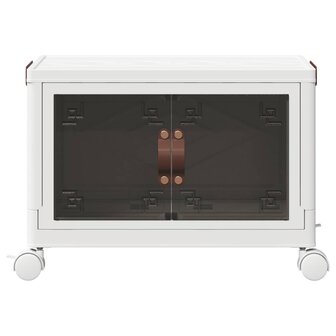 Opbergbox stapelbaar met wielen 28 L 48,5x29,5x33 cm