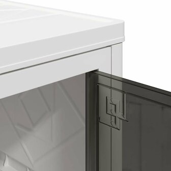 Opbergbox stapelbaar met wielen 28 L 48,5x29,5x33 cm
