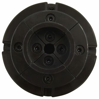 Houtklauwplaat 4 bekken met M33 verbinding 100 mm staal