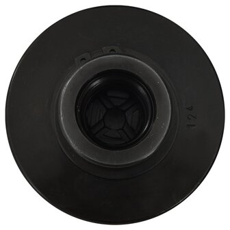 Houtklauwplaat 4 bekken met M33 verbinding 100 mm staal