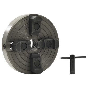 Houtklauwplaat 4 bekken M33 verbinding 150x63 mm staal zwart