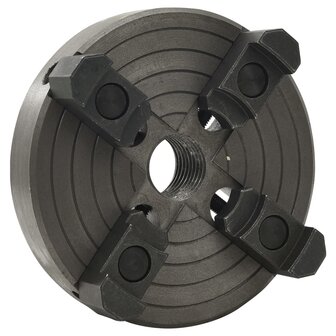 Houtklauwplaat 4 bekken M33 verbinding 150x63 mm staal zwart