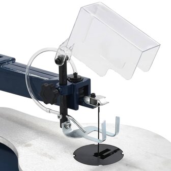Figuurzaagmachine elektrisch met voetpedaal en LED-lampje 125 W