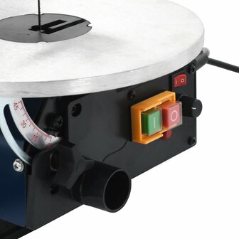 Figuurzaagmachine elektrisch met voetpedaal en LED-lampje 125 W