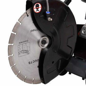 Betonzaag benzine 58 cc