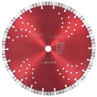 Diamantzaagblad Met Turbo En Gaten 300 Mm Staal 300 mm/20 mm