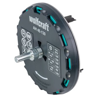 Verstelbare gatenzaag AH 45-130 30 mm metaal 5978000
