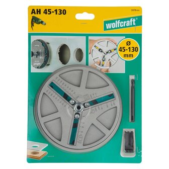 Verstelbare gatenzaag AH 45-130 30 mm metaal 5978000