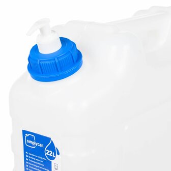 Watertank met kraan en zeepdispenser 20 L kunststof
