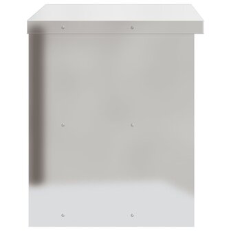 Keukenwandkast met schuifdeuren roestvrijstaal