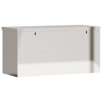 Keukenwandkast met schuifdeuren roestvrijstaal