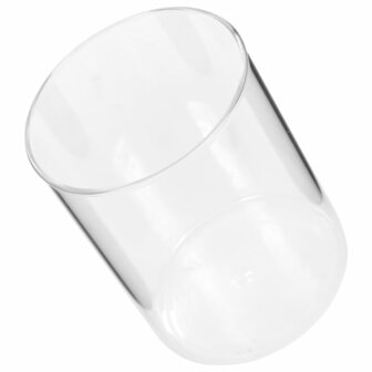 Opbergpotten met kurken deksel 6 st 650 ml glas