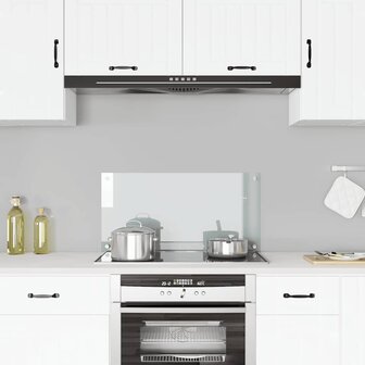 Spatscherm keuken 80x40 cm gehard glas transparant