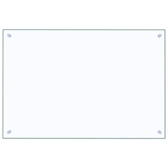 Spatscherm keuken 90x60 cm gehard glas transparant
