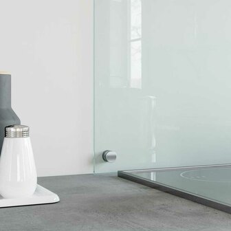 Spatscherm keuken 100x40 cm gehard glas transparant