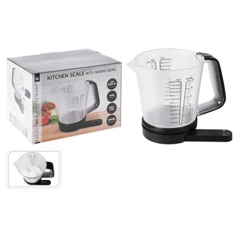 Keukenweegschaal met maatbeker 1200 ml