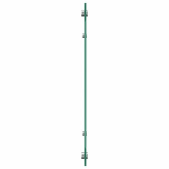 Spatschermen keuken 2 st 80x60 cm gehard glas wit