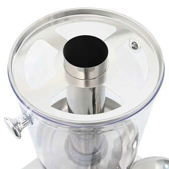 Sapdispenser roestvrij staal 8 L