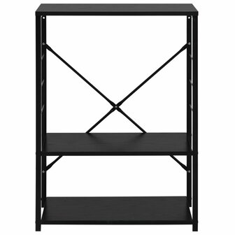 Magnetronkast 60x39,6x79,5 cm bewerkt hout zwart