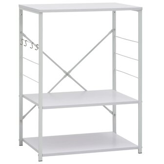 Magnetronkast 60x39,6x79,5 cm bewerkt hout wit