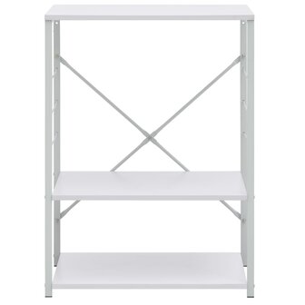 Magnetronkast 60x39,6x79,5 cm bewerkt hout wit