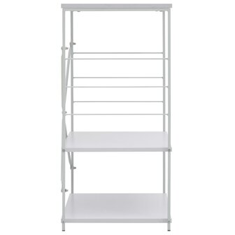 Magnetronkast 60x39,6x79,5 cm bewerkt hout wit